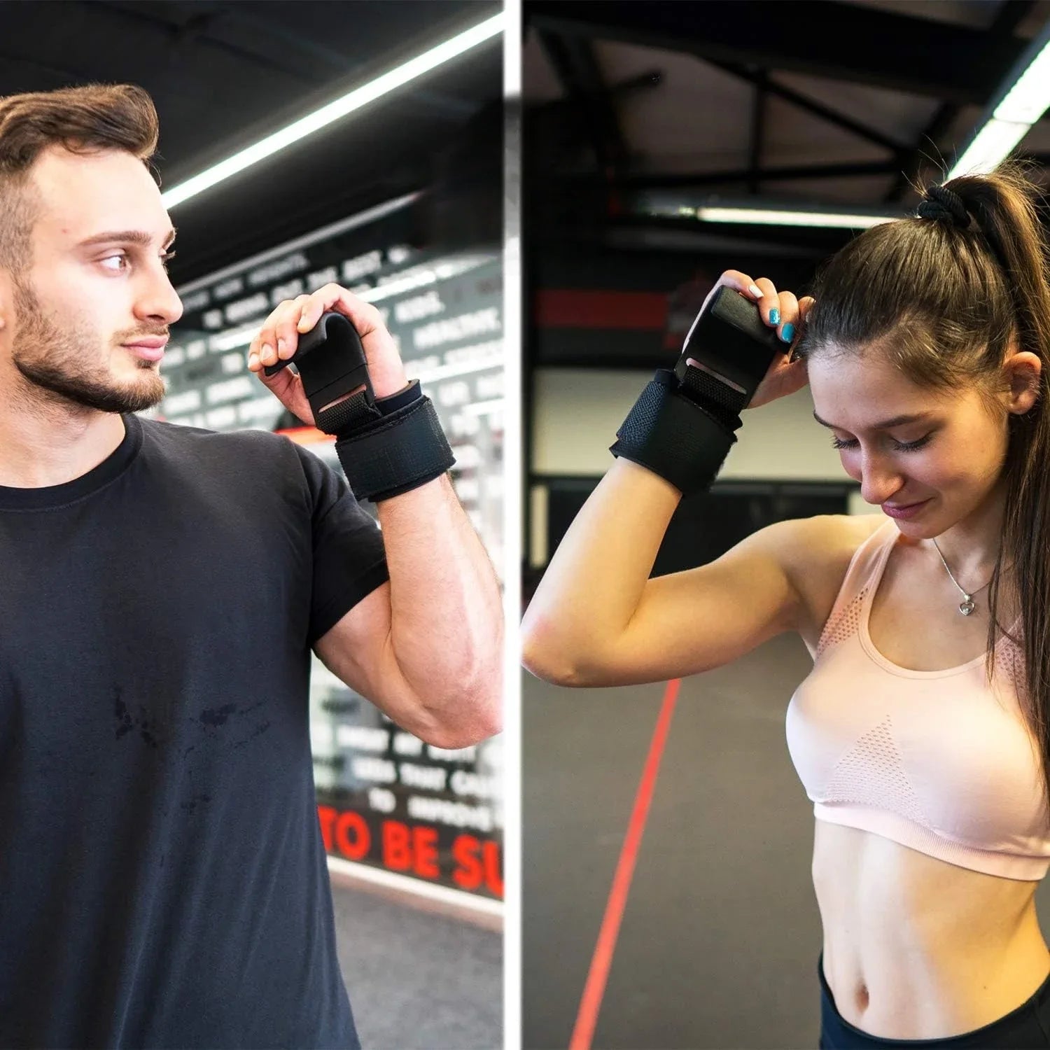 RepX IronGrip™ Lifting Hooks &amp; Wrist Straps