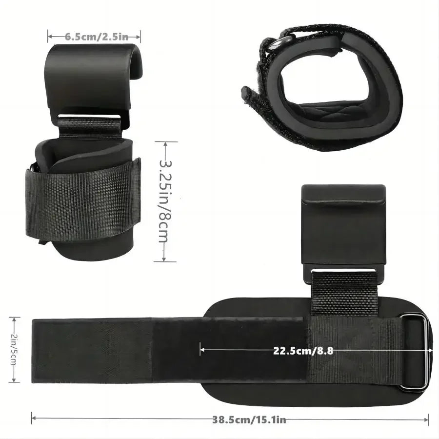RepX IronGrip™ Lifting Hooks &amp; Wrist Straps